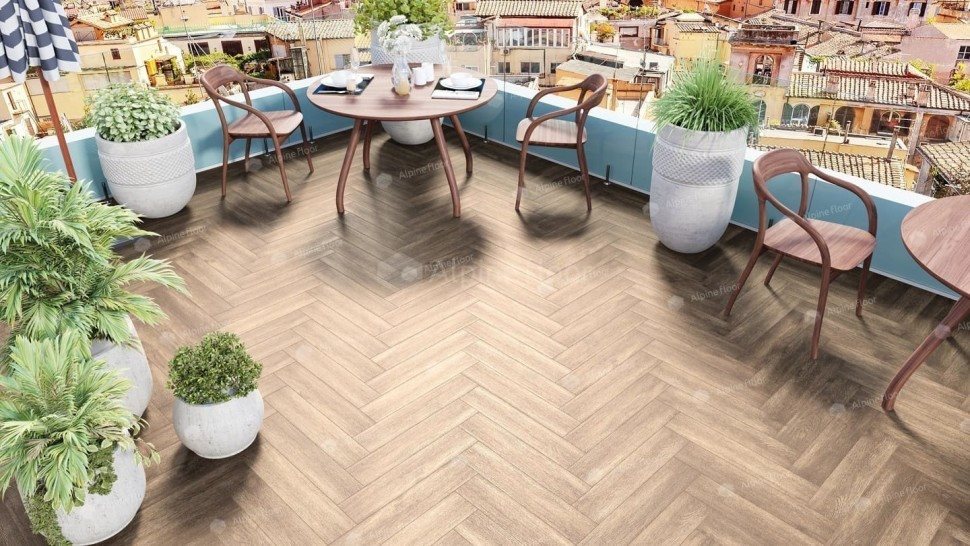 Виниловая плитка "Alpine Floor" Parquet LVT Макадамия (590*118*2,5 мм) — купить в Волгодонске