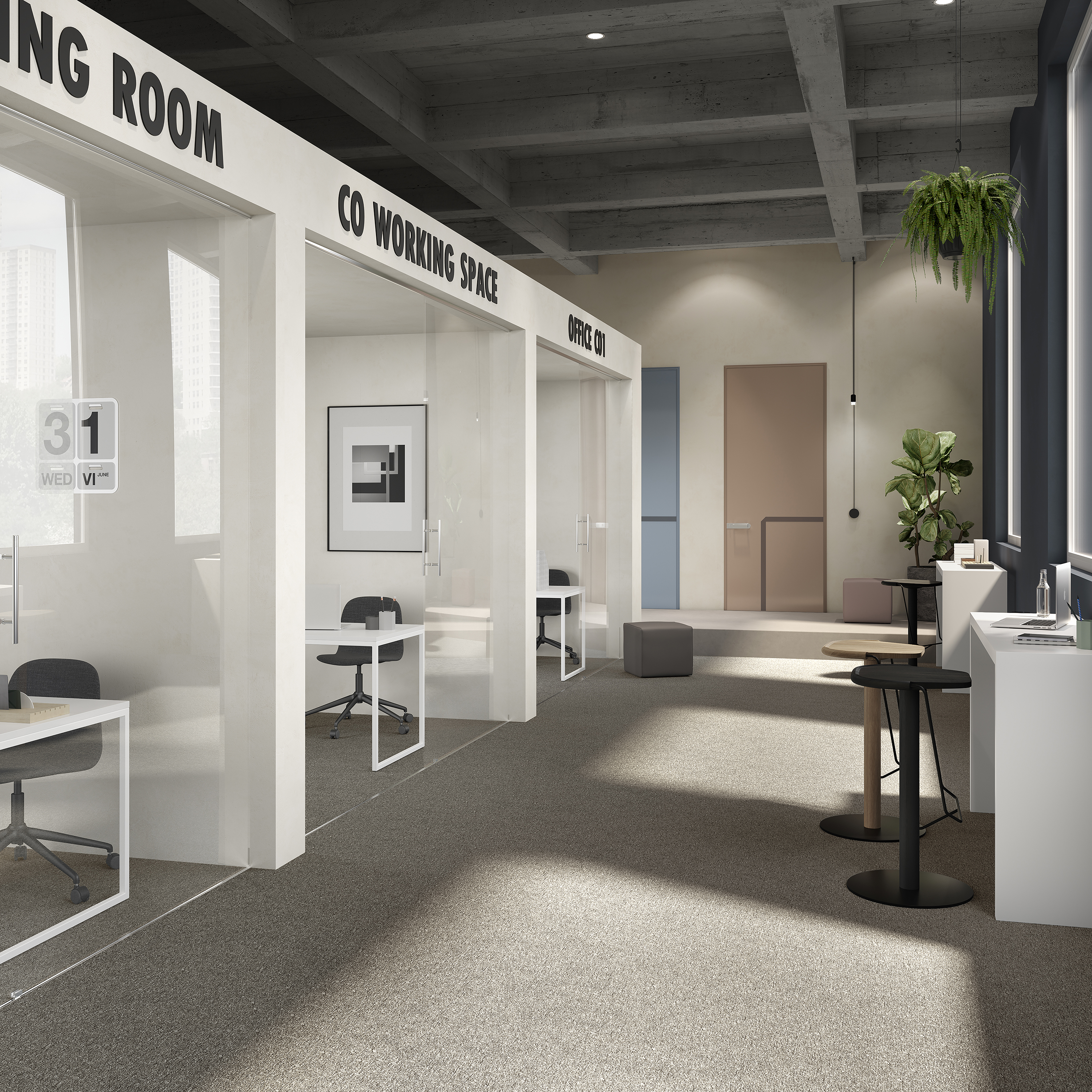 Ковровая плитка Medusa Tile 40 (500*500*5 мм) — купить в Волгодонске