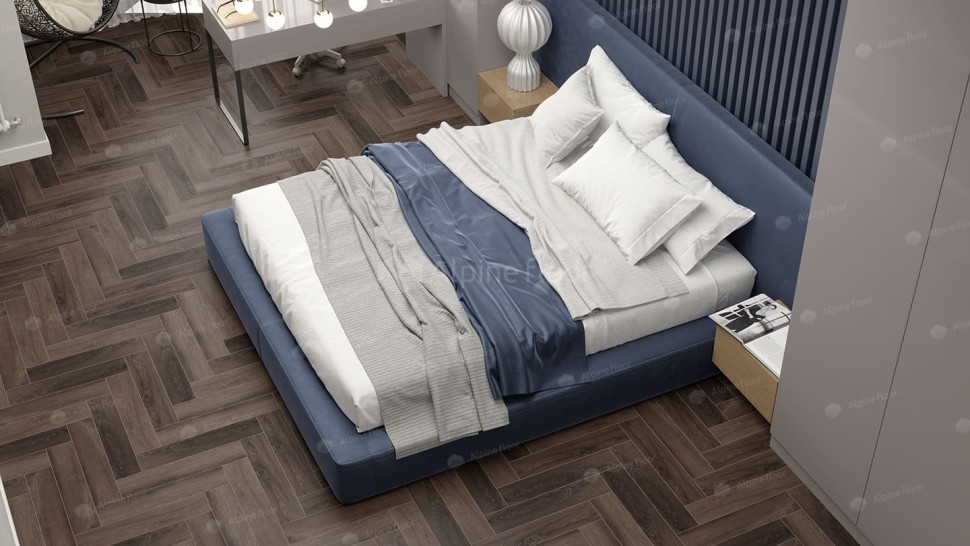 Виниловая плитка "Alpine Floor" Parquet LVT Фафнир (590*118*2,5 мм) — купить в Волгодонске