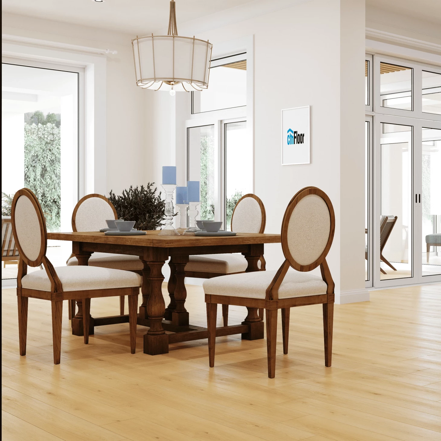 SPC плитка для пола Дуб Орегон (1220*180*4 мм) — купить в Волгодонске