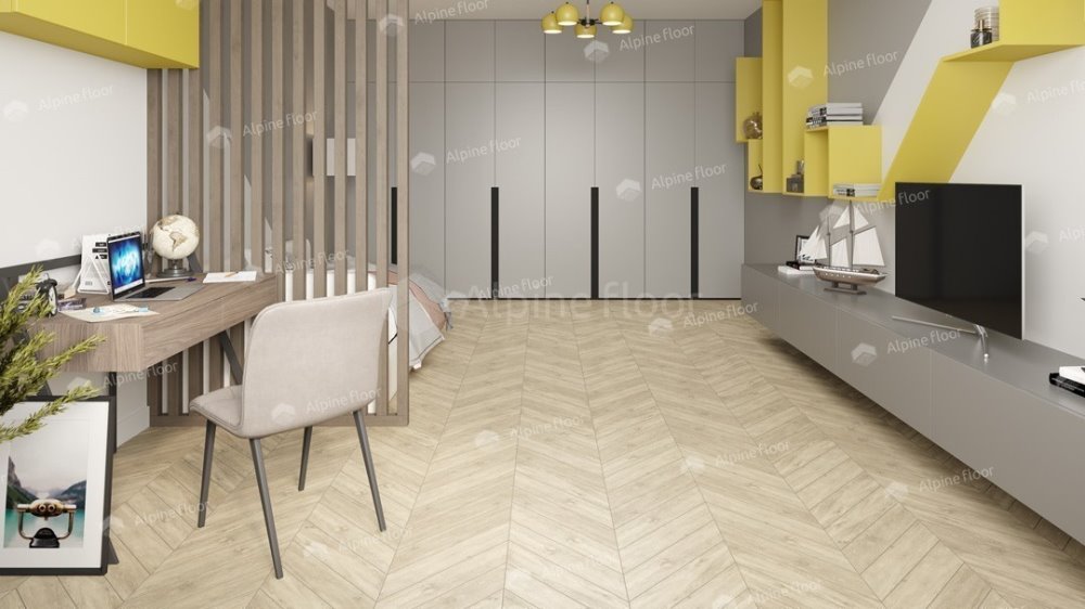 LVT плитка "Alpine Floor" Сонома (555*127*2,5 мм) — купить в Волгодонске