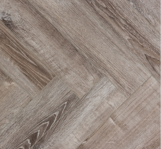 Виниловый ламинат SPC "Cronafloor" Herringbone Дуб Тулон (640*128*4,5 мм) — купить в Волгодонске