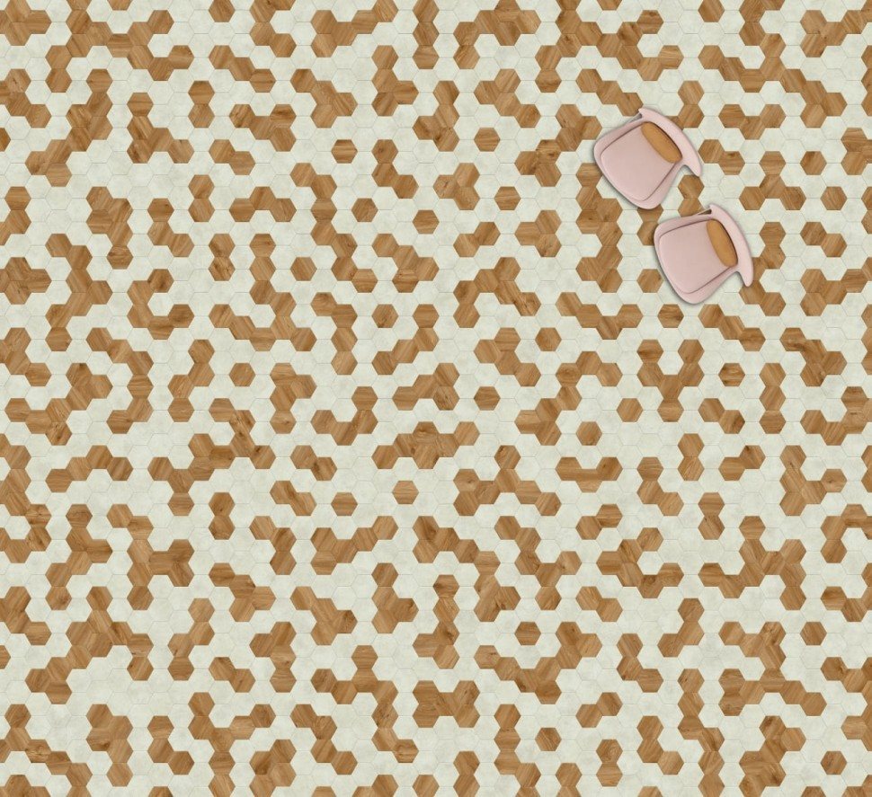 Виниловая плитка "Moduleo" Moods Hexagon 322 (226,32*196*2,5 мм) — купить в Волгодонске