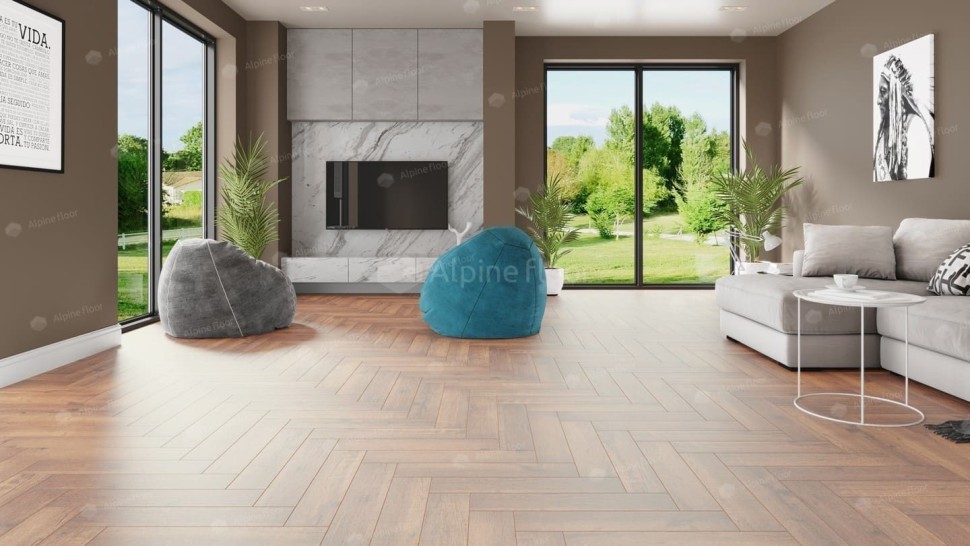 Виниловая плитка "Alpine Floor" Parquet LVT Дуб Royal (590*118*2,5 мм) — купить в Волгодонске