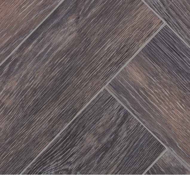 Виниловый ламинат SPC "Cronafloor" Herringbone Дуб Бордо (640*128*4,5 мм) — купить в Волгодонске