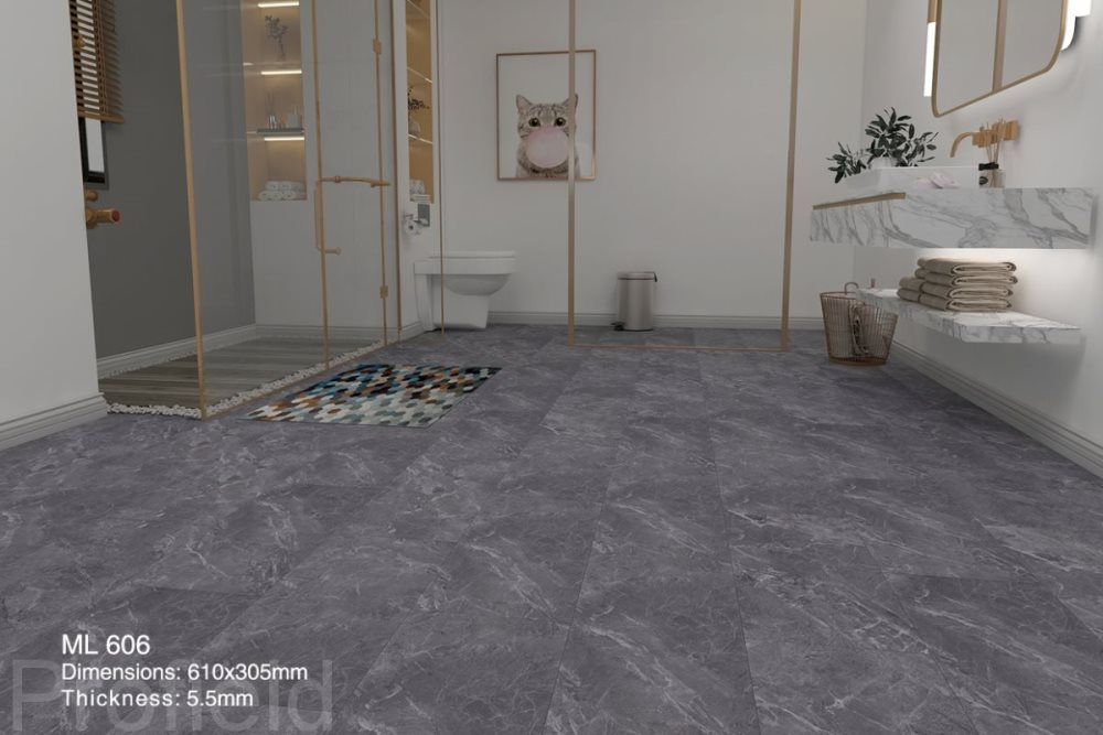 SPC ламинат "Profield" Грей марбл (305*610*5,5 мм) — купить в Волгодонске