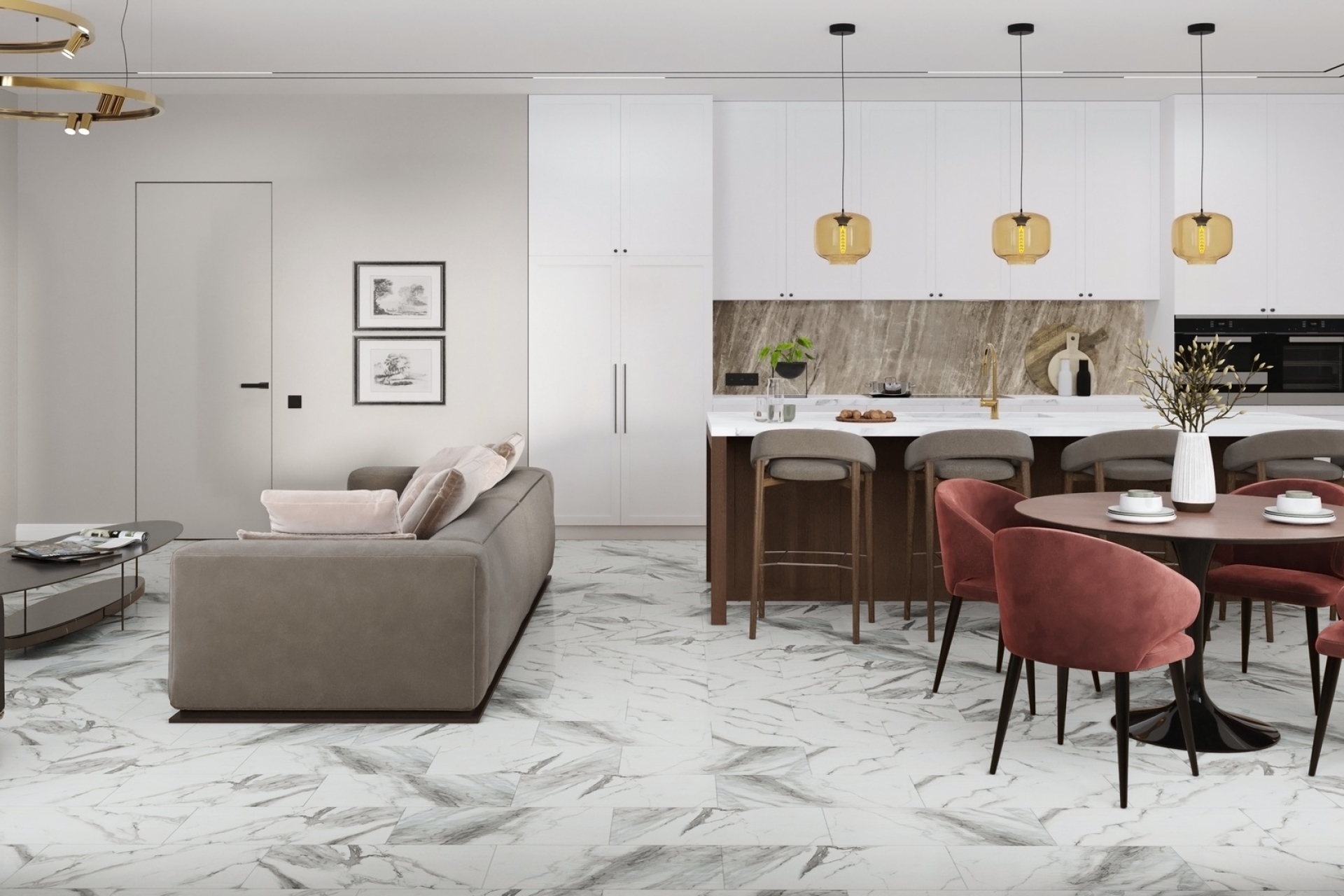 SPC плитка «Damy Floor» Эверест (610*305*5 мм) — купить в Волгодонске