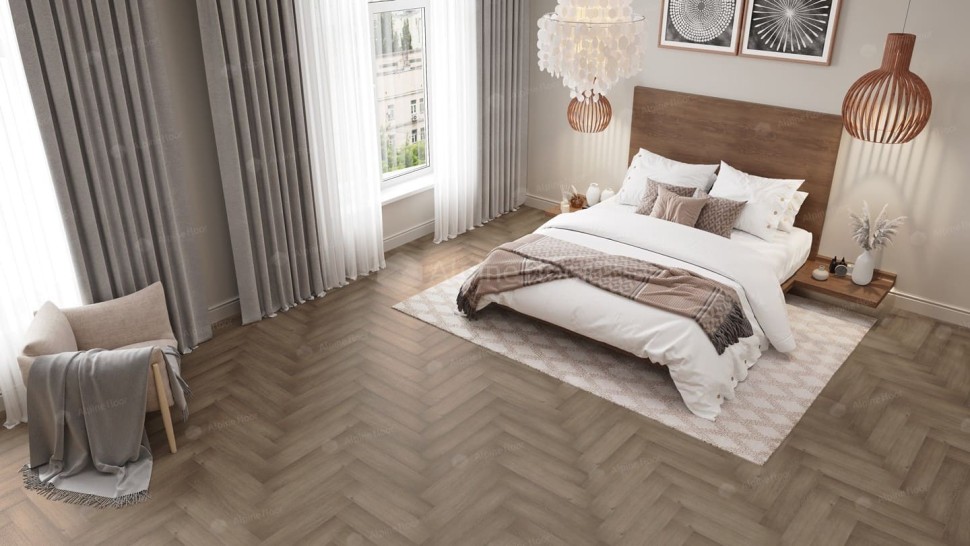 Виниловая плитка "Alpine Floor" Parquet LVT Дуб Насыщенный (590*118*2,5 мм) — купить в Волгодонске