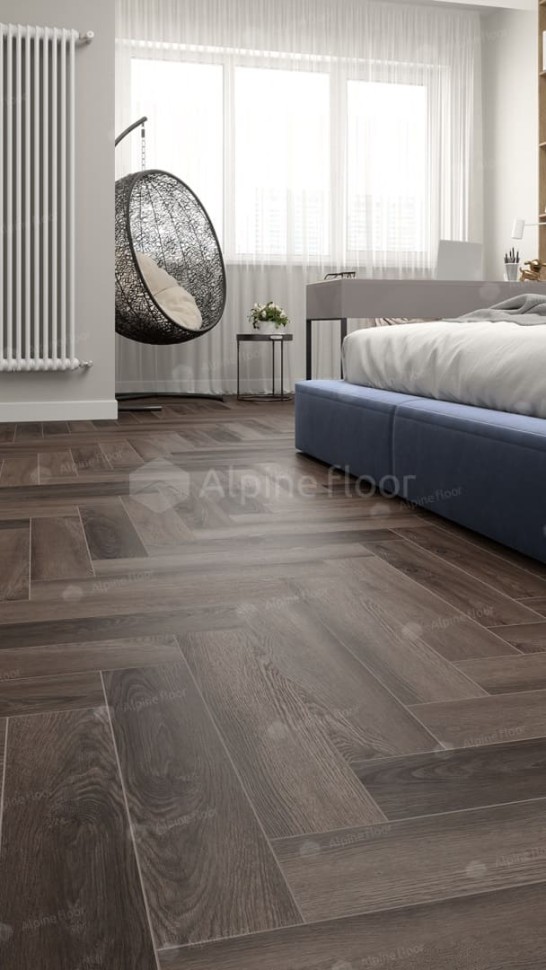 Виниловая плитка "Alpine Floor" Parquet LVT Фафнир (590*118*2,5 мм) — купить в Волгодонске