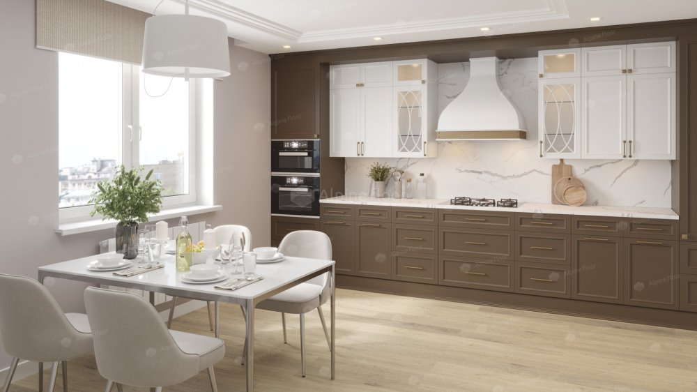 SPC Ламинат "Alpine Floor" Дуб капучино (1524*180*8 мм) — купить в Волгодонске