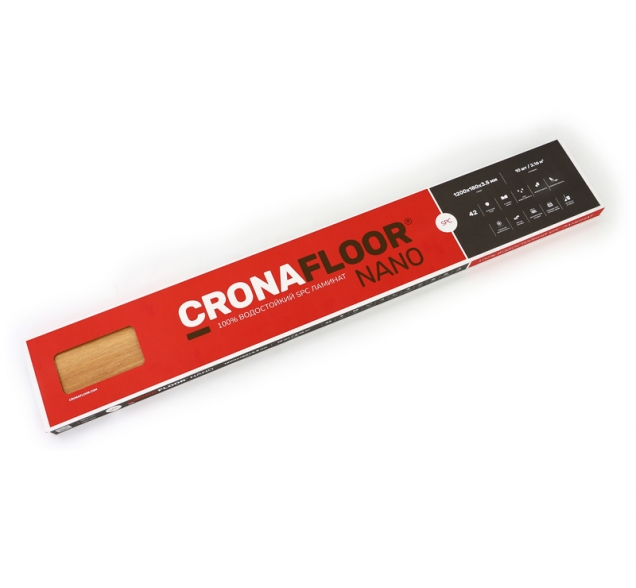 SPC ламинат "CronaFloor" Nano 4V Дуб Античный (1200*180*3,5 мм) — купить в Волгодонске