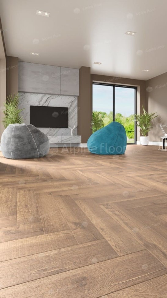 Виниловая плитка "Alpine Floor" Parquet LVT Дуб Royal (590*118*2,5 мм) — купить в Волгодонске