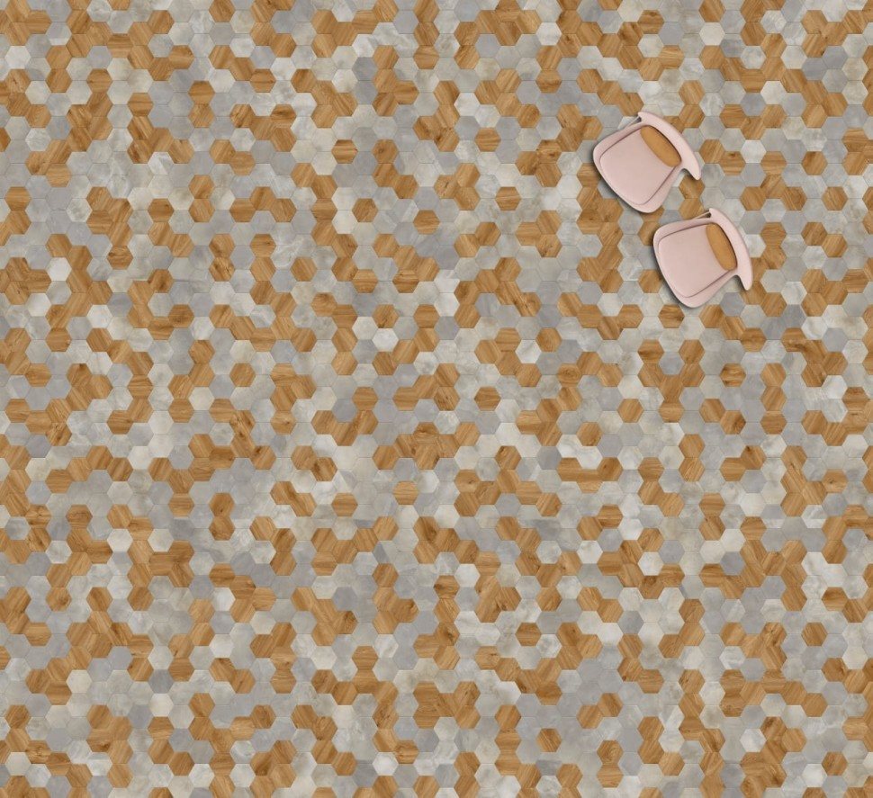 Виниловая плитка "Moduleo" Moods Hexagon 334 (226,32*196*2,5 мм) — купить в Волгодонске