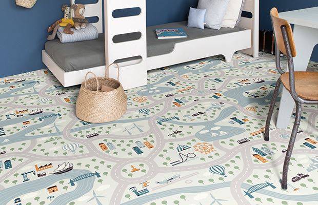 Линолеум бытовой "IVC" Neo Karta 82 (3м) — купить в Волгодонске