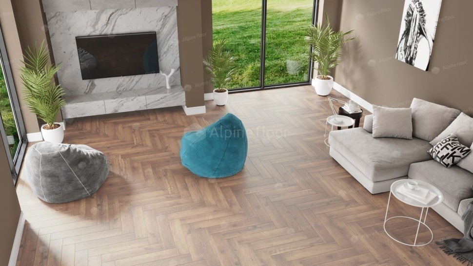 Виниловая плитка "Alpine Floor" Parquet LVT Дуб Royal (590*118*2,5 мм) — купить в Волгодонске