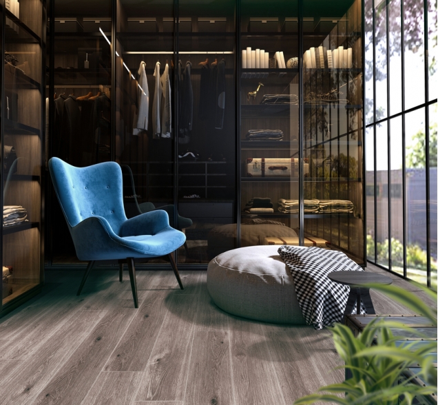 SPC ламинат "CronaFloor" Wood 4V Дуб Хельсинки (1200*180*4 мм) — купить в Волгодонске