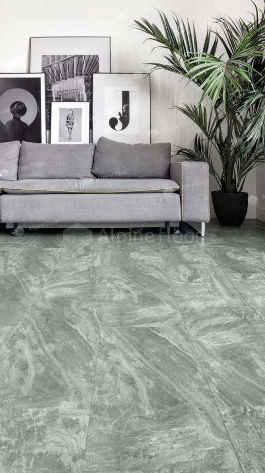 Виниловая плитка "Alpine Floor" Light Stone Хэмпшир (608*303*2,5 мм) — купить в Волгодонске