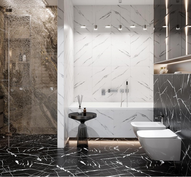 SPC ламинат "CronaFloor" Stone 4V Ноче (600*300*4 мм) — купить в Волгодонске