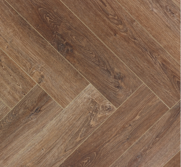Виниловый ламинат SPC "Cronafloor" Herringbone Дуб Тулуза (640*128*4,5 мм) — купить в Волгодонске