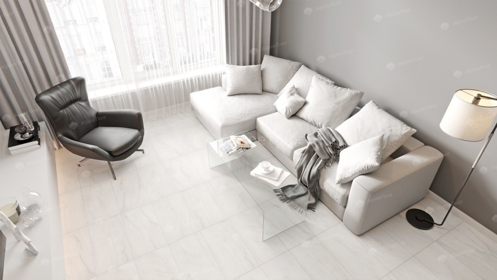 Виниловая плитка "Alpine Floor" Light Stone Брайс (608*303*2,5 мм) — купить в Волгодонске