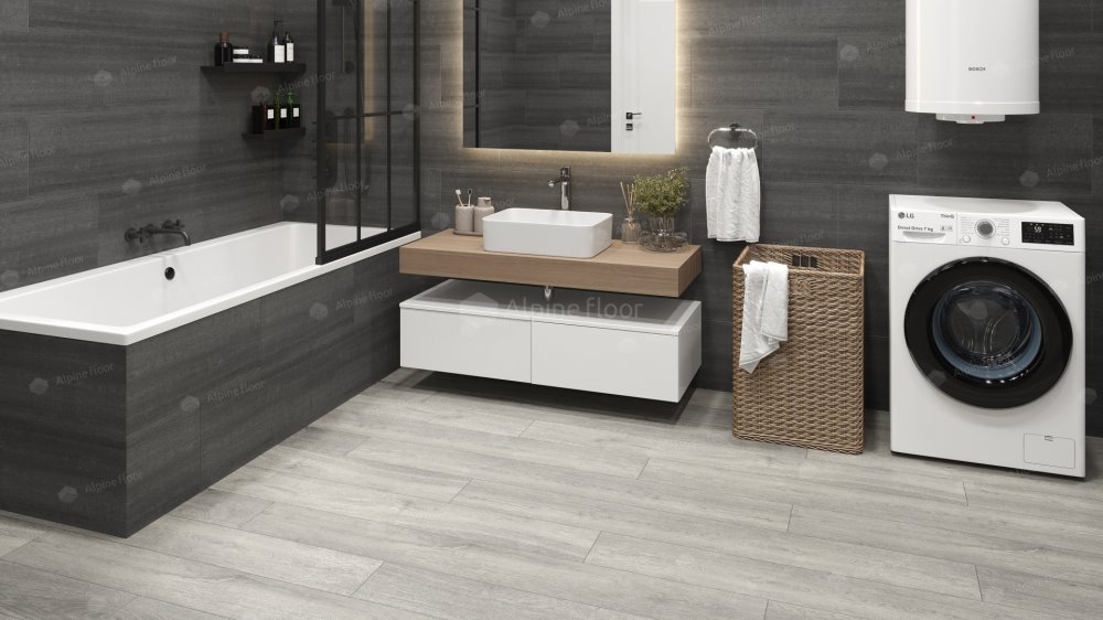 SPC Ламинат "Alpine Floor" Дуб платина (1524*180*8 мм) — купить в Волгодонске