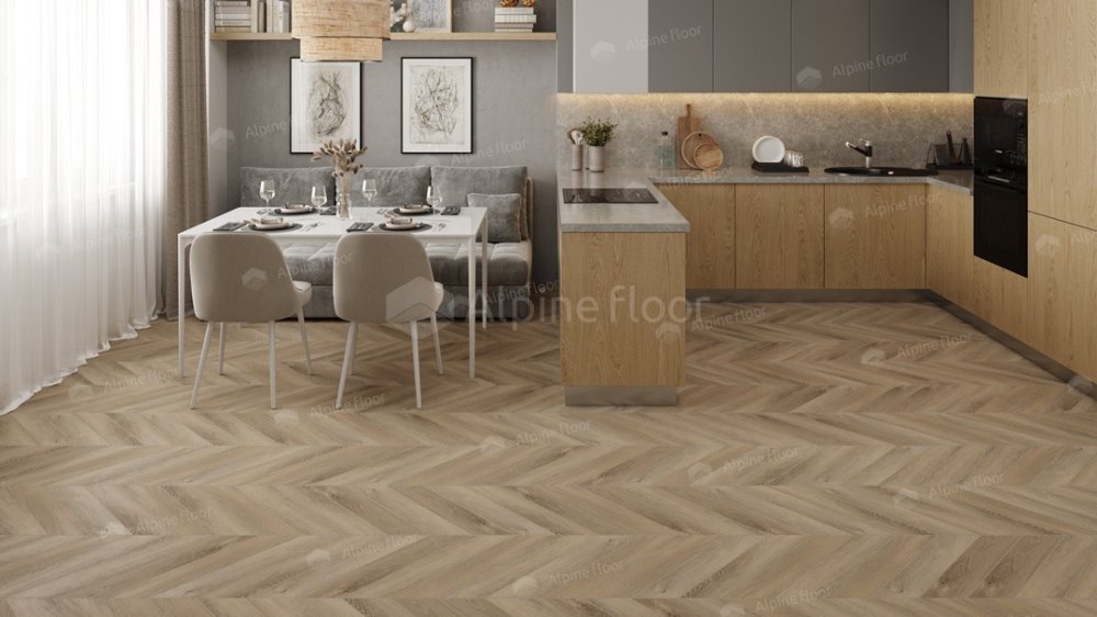 LVT плитка "Alpine Floor" Дуб Синистра (555*127*2,5 мм) — купить в Волгодонске