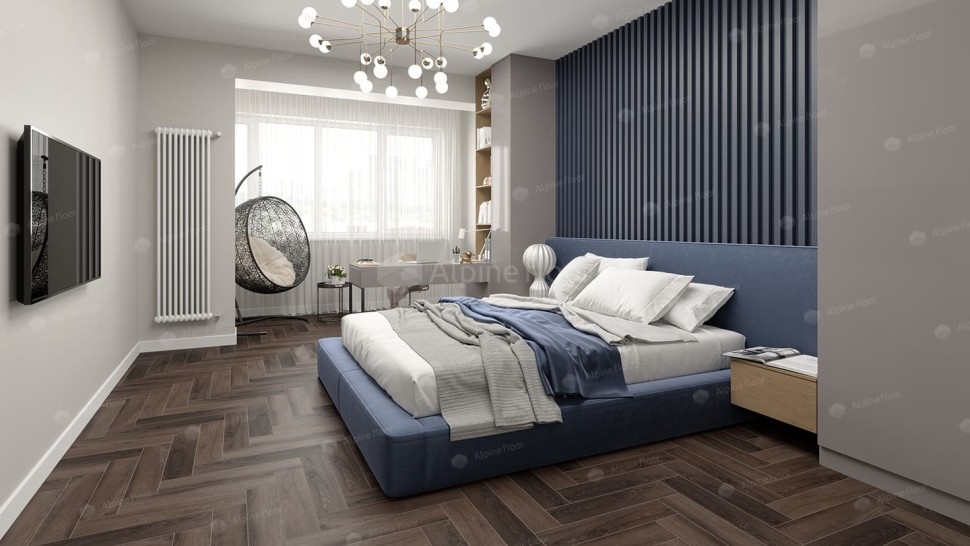 Виниловая плитка "Alpine Floor" Parquet LVT Фафнир (590*118*2,5 мм) — купить в Волгодонске