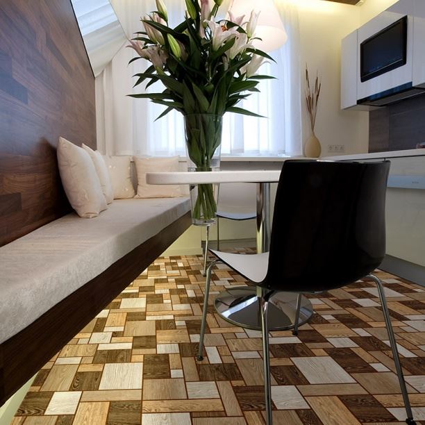 Линолеум бытовой "Комитекс" Печора Тетрис 862 (2,5м) — купить в Волгодонске