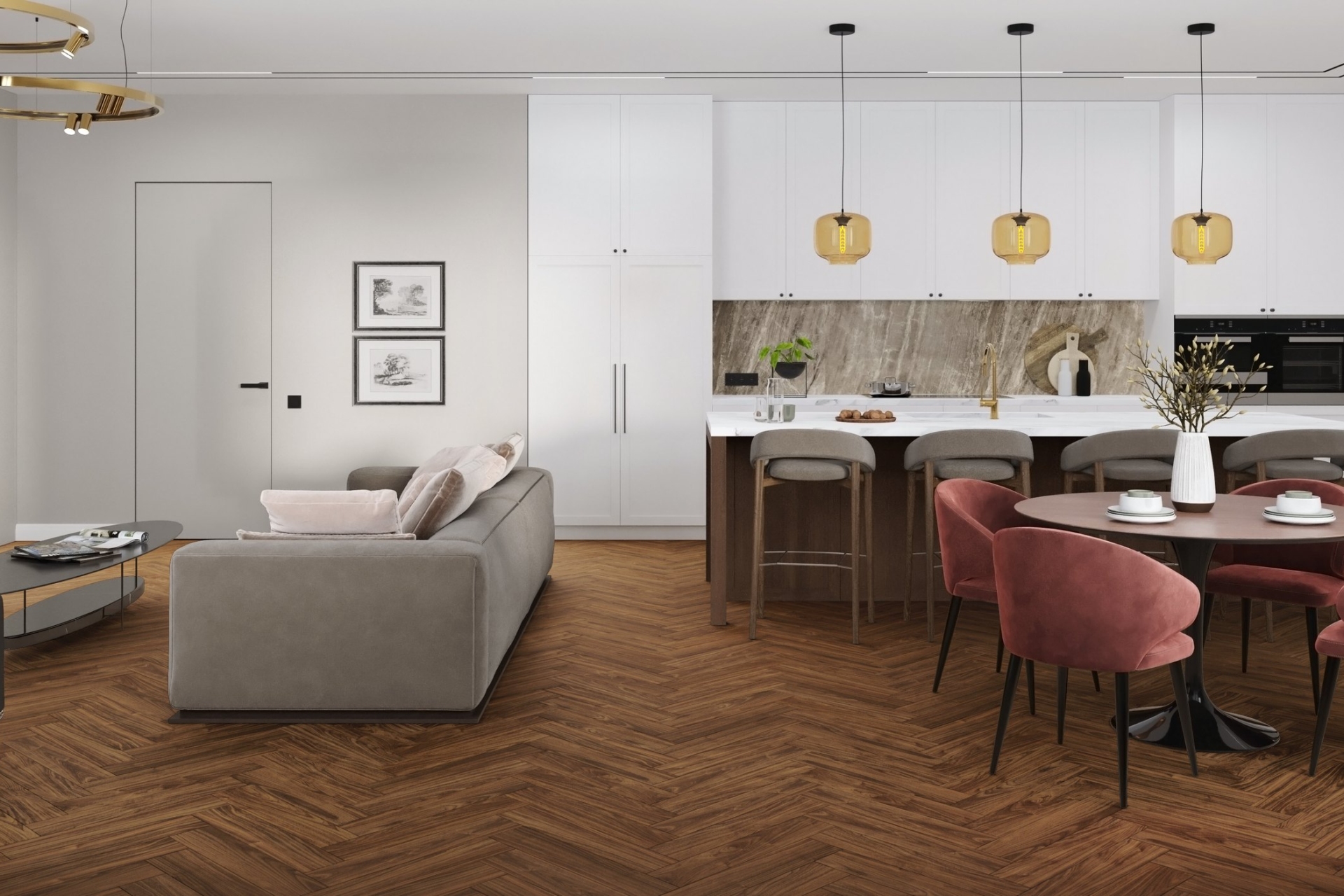 SPC ламинат «Damy Floor» Дерби (615*123*4 мм) — купить в Волгодонске