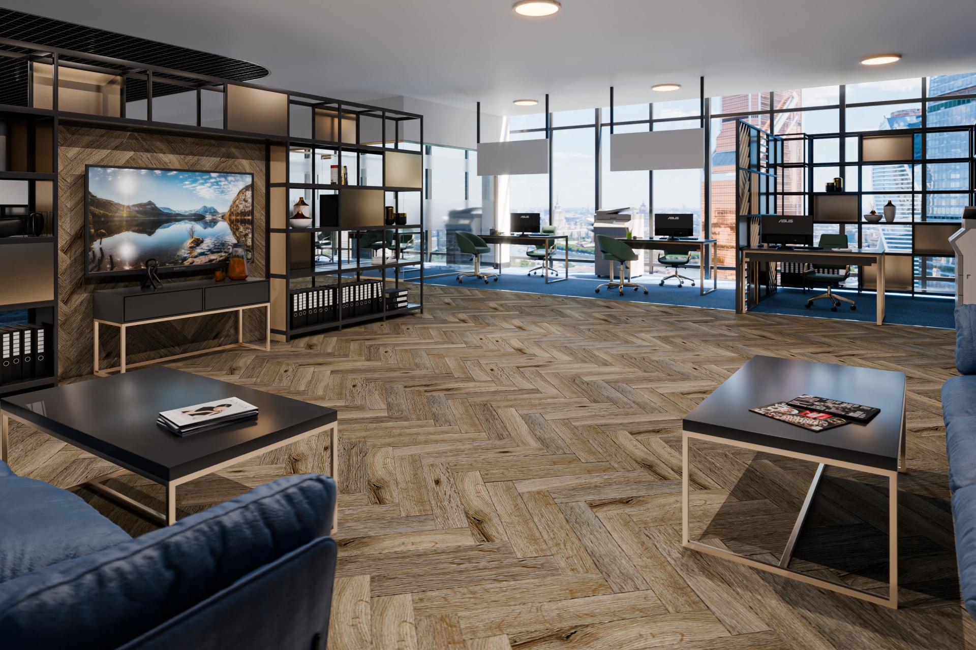 Усовершенствованная кварц-виниловая плитка «Damy Floor» Ковентри (590*118*2,5 мм) — купить в Волгодонске