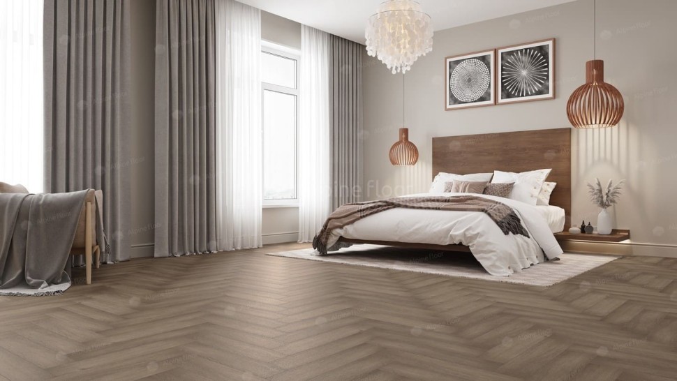 Виниловая плитка "Alpine Floor" Parquet LVT Дуб Насыщенный (590*118*2,5 мм) — купить в Волгодонске
