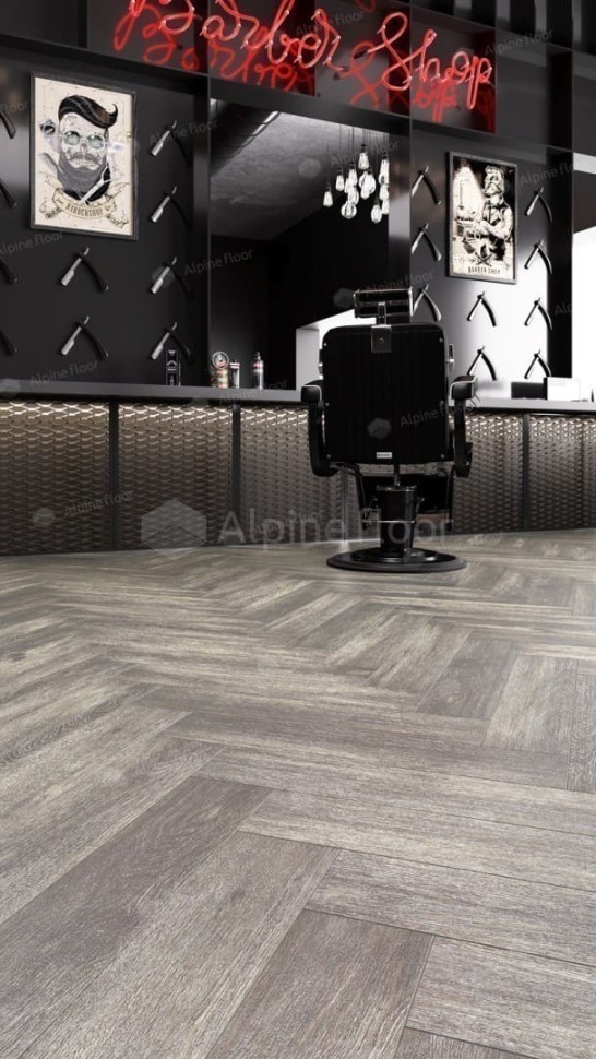 Виниловая плитка "Alpine Floor" Parquet LVT Венге Грей (590*118*2,5 мм) — купить в Волгодонске