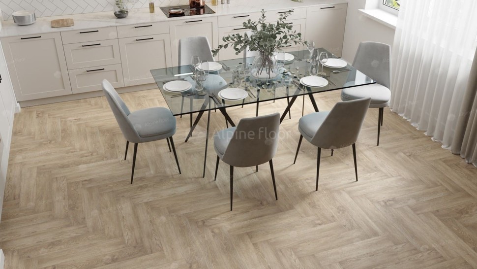 Виниловая плитка "Alpine Floor" Parquet LVT Дуб Ваниль Селект (590*118*2,5 мм) — купить в Волгодонске