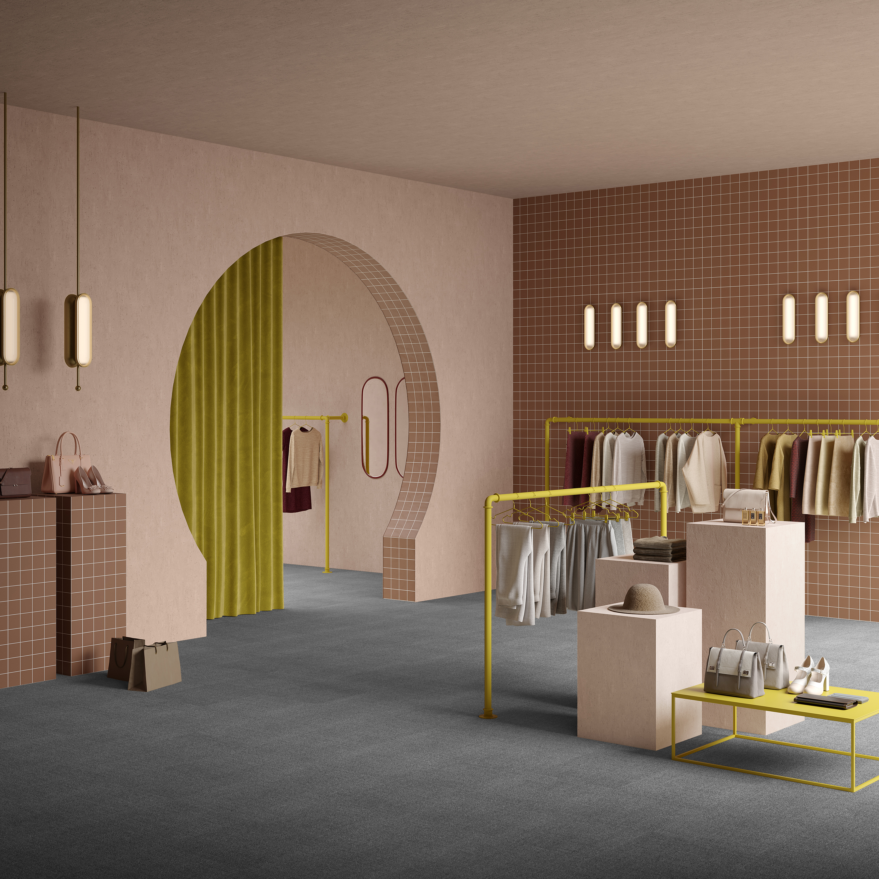 Ковровая плитка Mantra Tile 97 (500*500*6 мм) — купить в Волгодонске