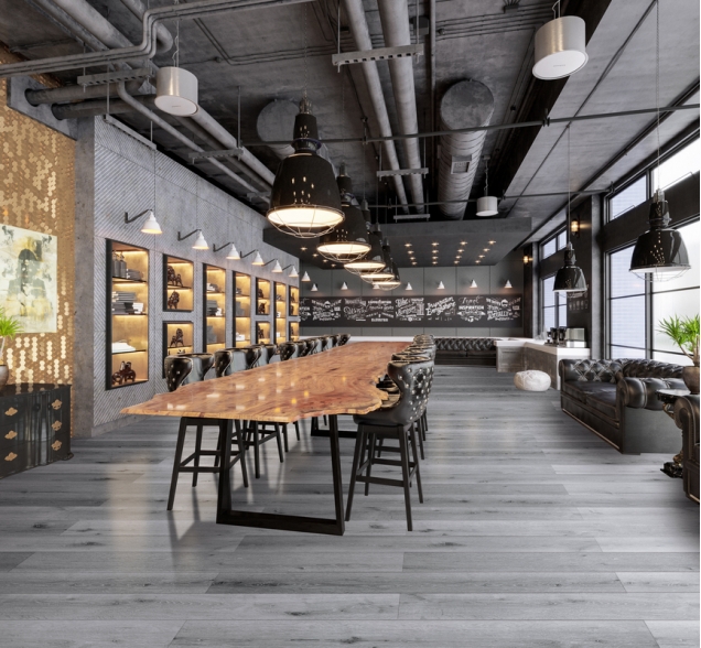 SPC ламинат "CronaFloor" Wood 4V Дуб Серый (1200*180*4 мм) — купить в Волгодонске