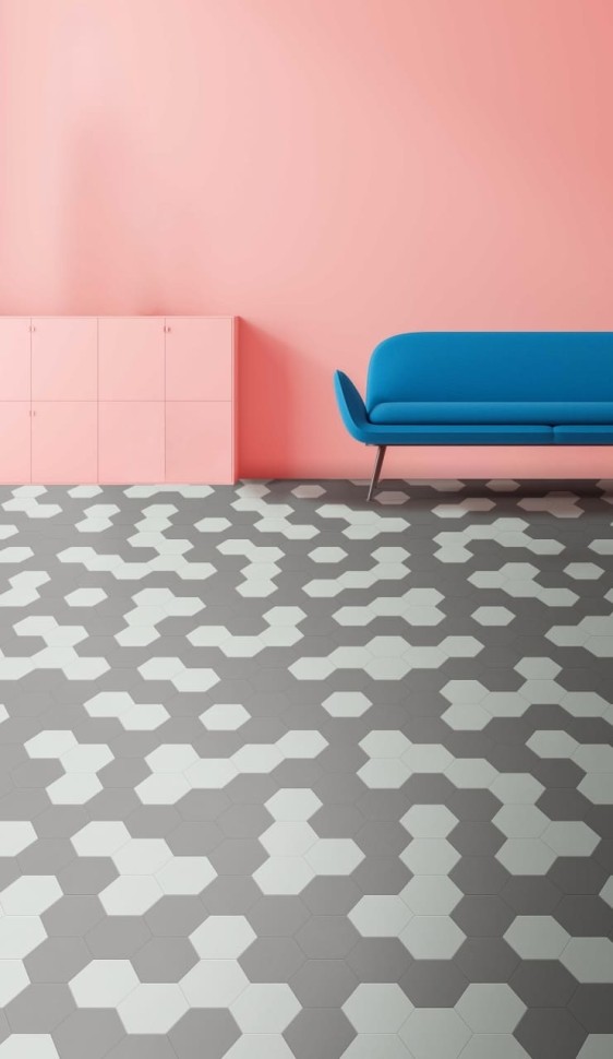 Виниловая плитка "Moduleo" Moods Hexagon 339 (226,32*196*2,5 мм) — купить в Волгодонске