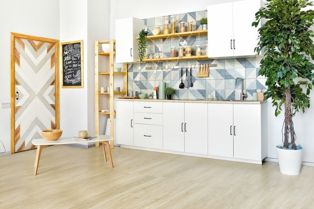 Замковая ПВХ плитка Секвойя Медовая  (1219*184*3,2мм) — купить в Волгодонске