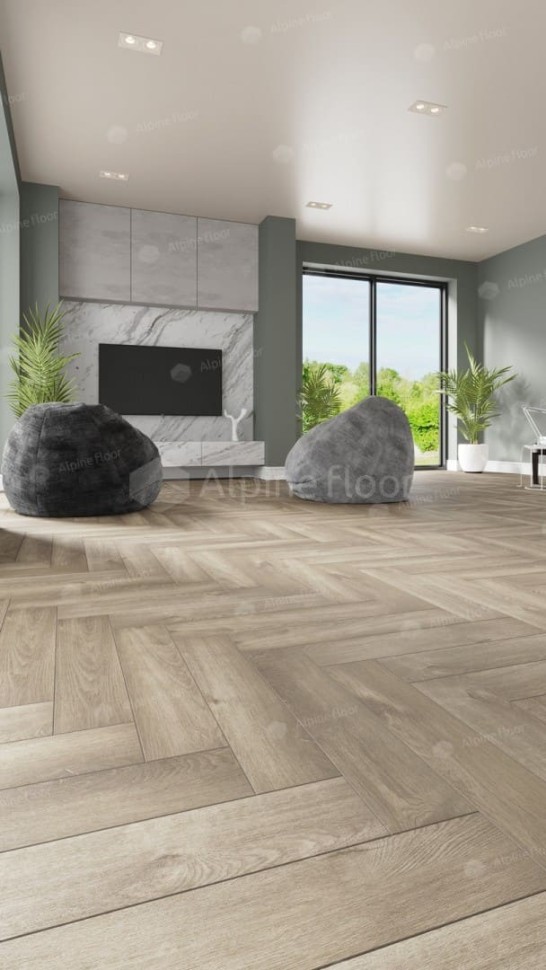 Виниловая плитка "Alpine Floor" Parquet LVT Дуб Натуральный Отбеленный (590*118*2,5 мм) — купить в Волгодонске