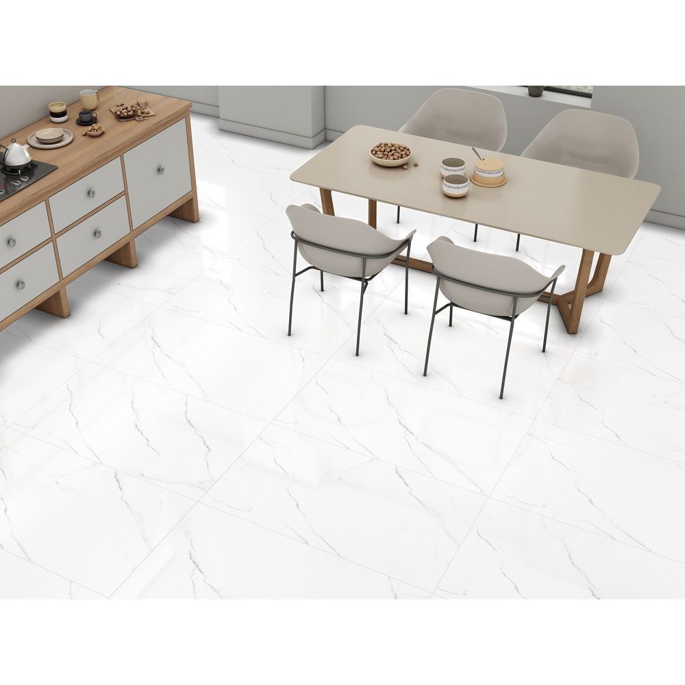 Керамогранит "Ennface" 600*1200 Carrara Bianco Матовый Белый — купить в Волгодонске