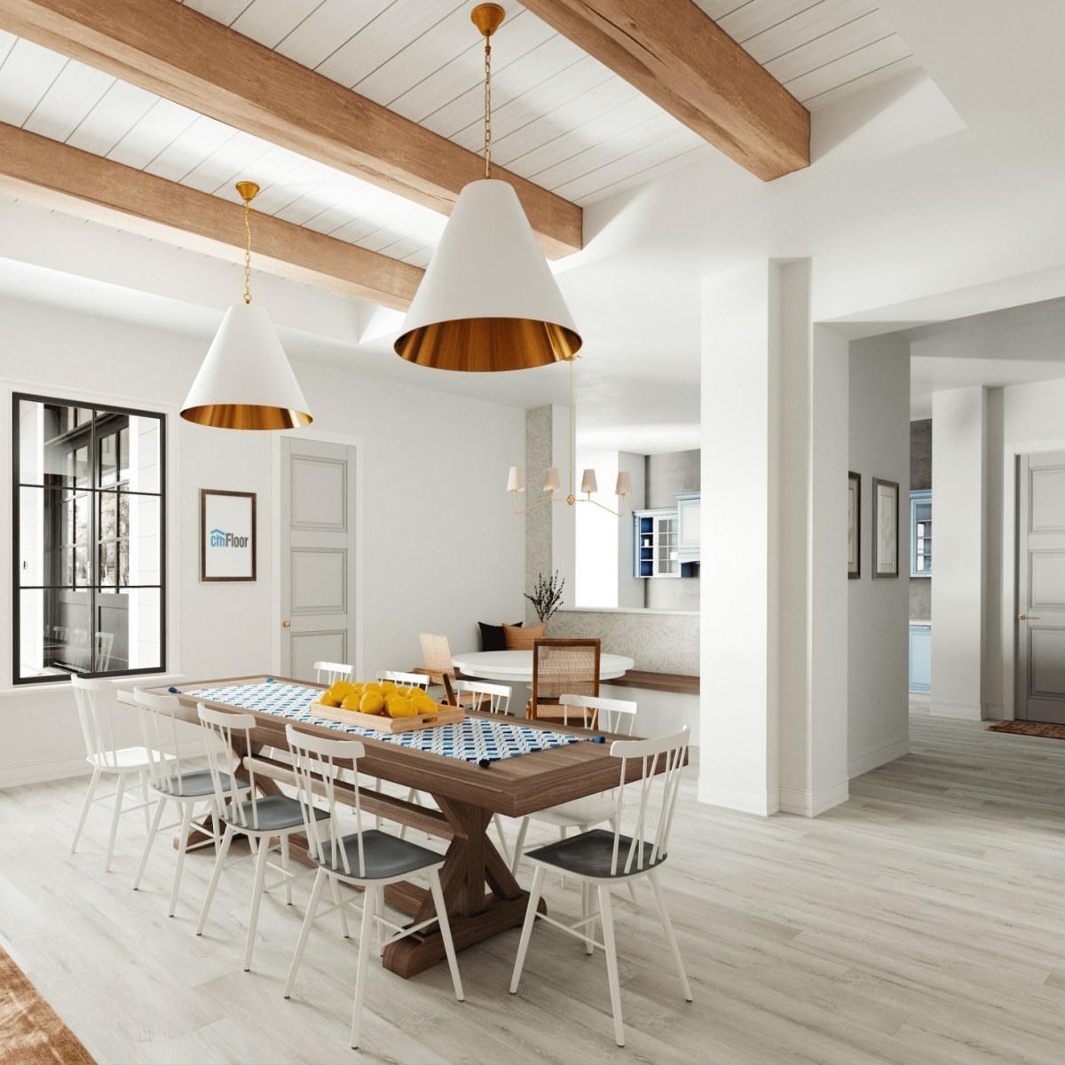 Виниловое напольное покрытие ScandiWood 05 Дуб Ледяной (180*1220*5 мм) — купить в Волгодонске