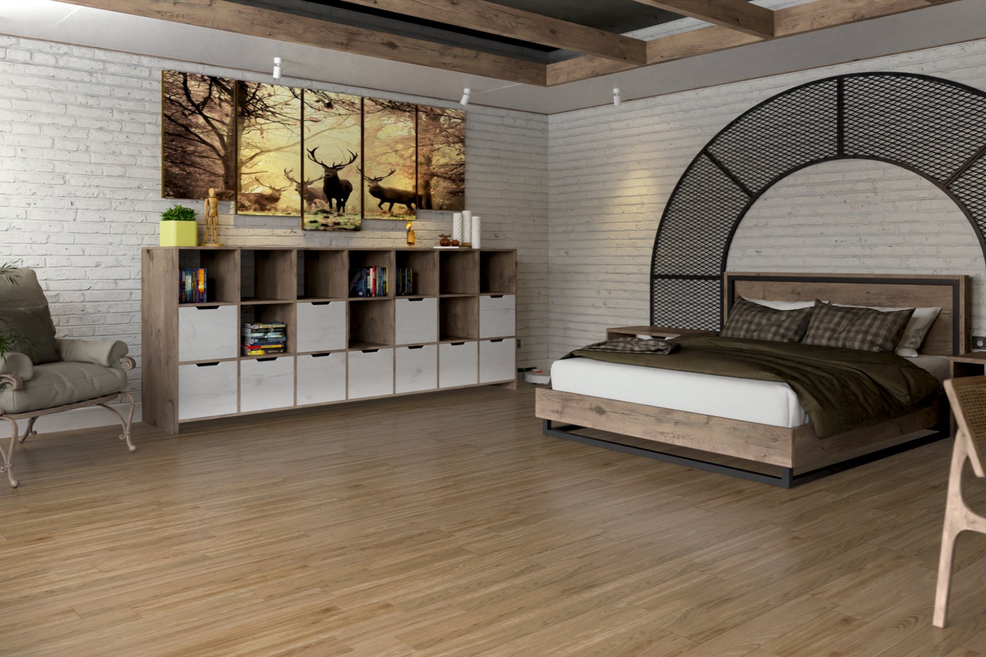 Инженерный паркет «Damy Floor» Натуральный (укладка палуба) — купить в Волгодонске