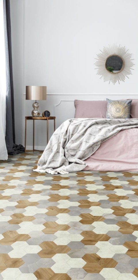 Виниловая плитка "Moduleo" Moods Hexagon 351 (226,32*196*2,5 мм) — купить в Волгодонске