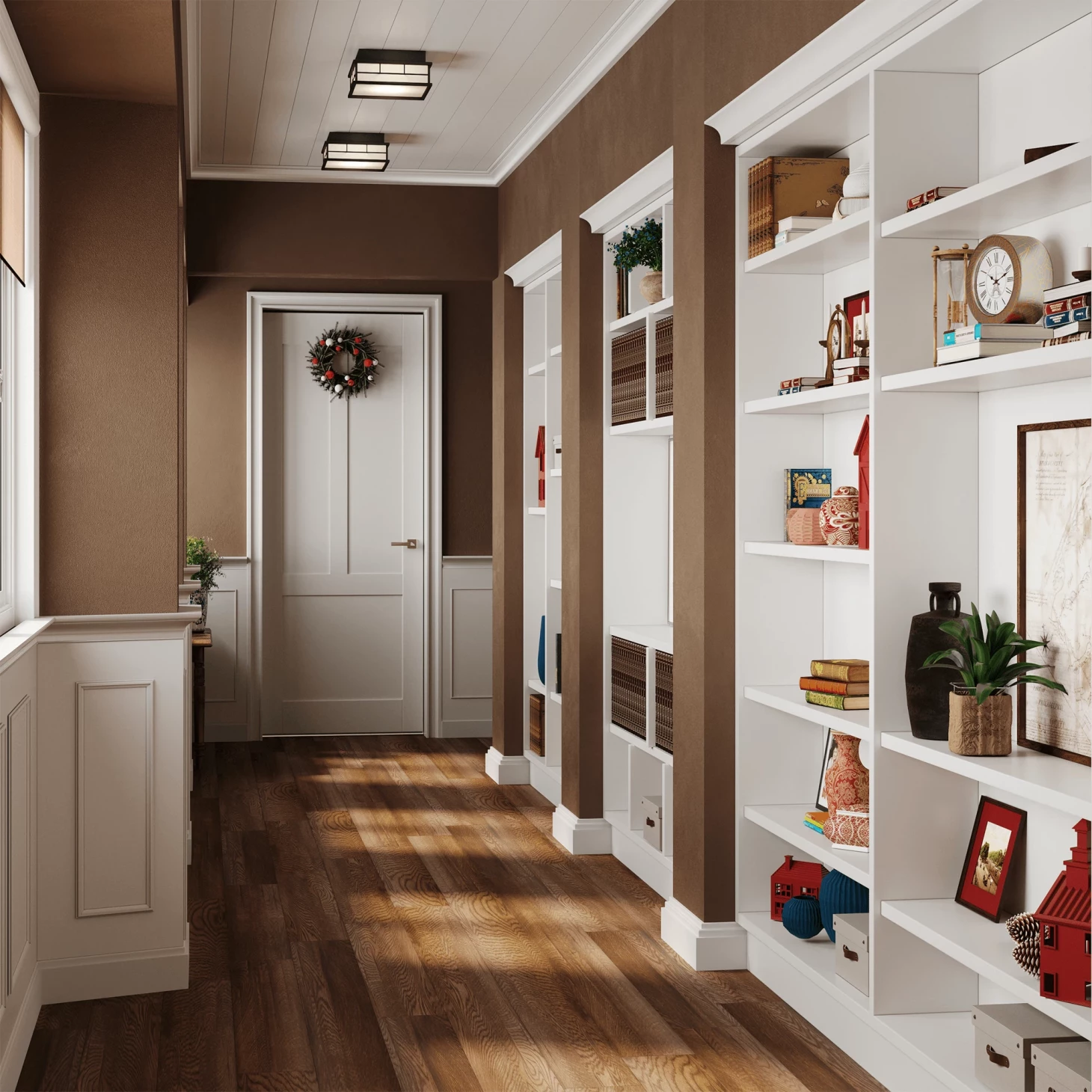 SPC плитка для пола Орех (1220*180*5 мм) — купить в Волгодонске