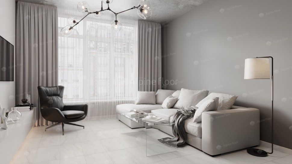 Виниловая плитка "Alpine Floor" Light Stone Брайс (608*303*2,5 мм) — купить в Волгодонске