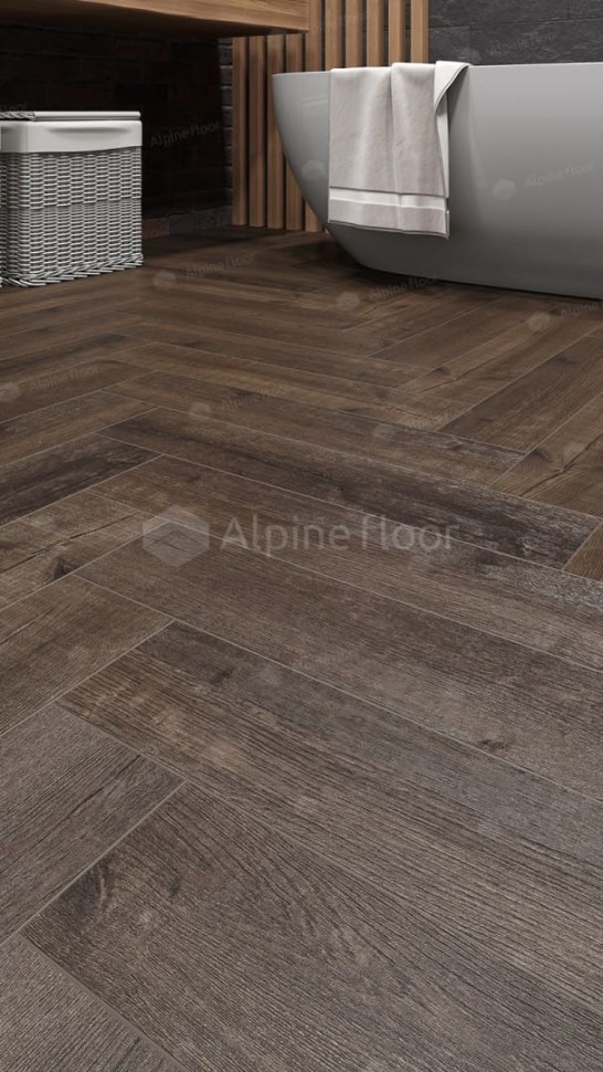 Виниловая плитка "Alpine Floor" Parquet LVT Дуб Альферац (590*118*2,5 мм) — купить в Волгодонске