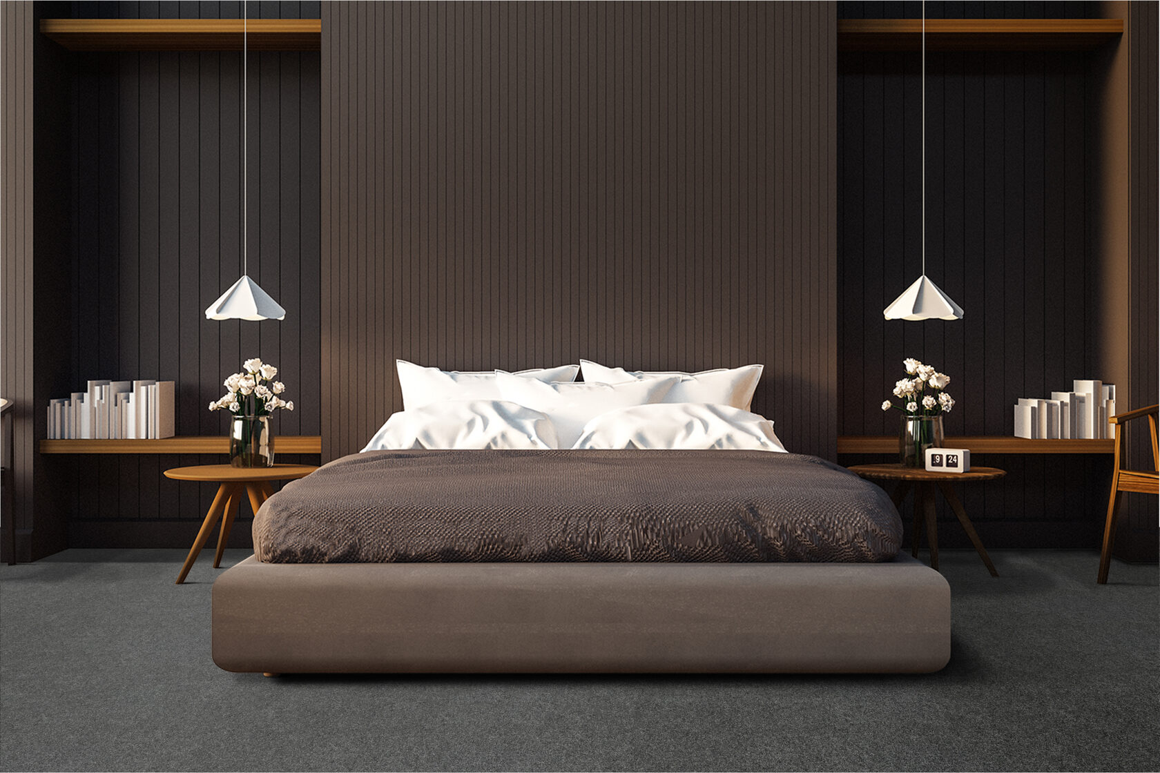 Ковровое покрытие "Bonkeel" Color Rib Ebony 98 (ширина 1м/3м/4м) — купить в Волгодонске