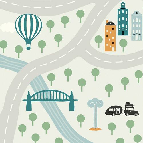 Линолеум бытовой "IVC" Neo Karta 82 (3м) — купить в Волгодонске