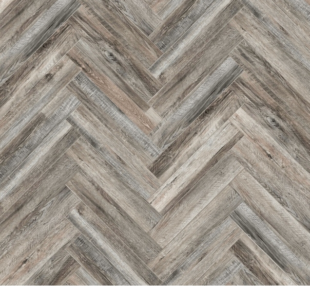 Виниловый ламинат SPC "Cronafloor" Herringbone Дуб Реймс (640*128*4,5 мм) — купить в Волгодонске