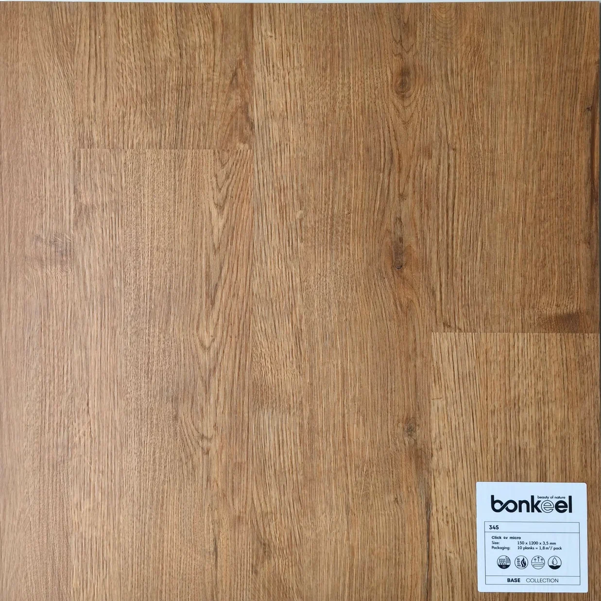 Плитка ПВХ "Bonkeel" Base New 345 (1220*150*3,5 мм) — купить в Волгодонске