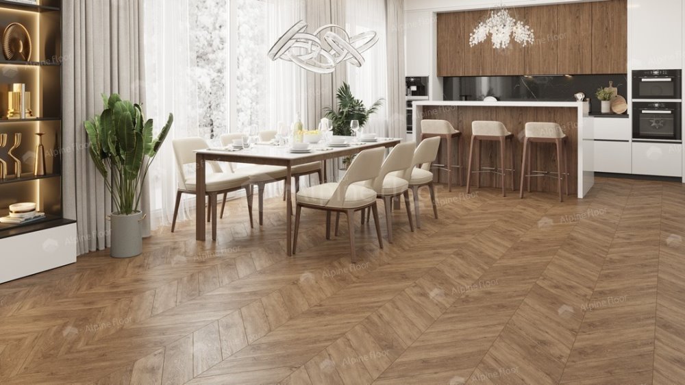 LVT плитка "Alpine Floor" Гевуина (555*127*2,5 мм) — купить в Волгодонске